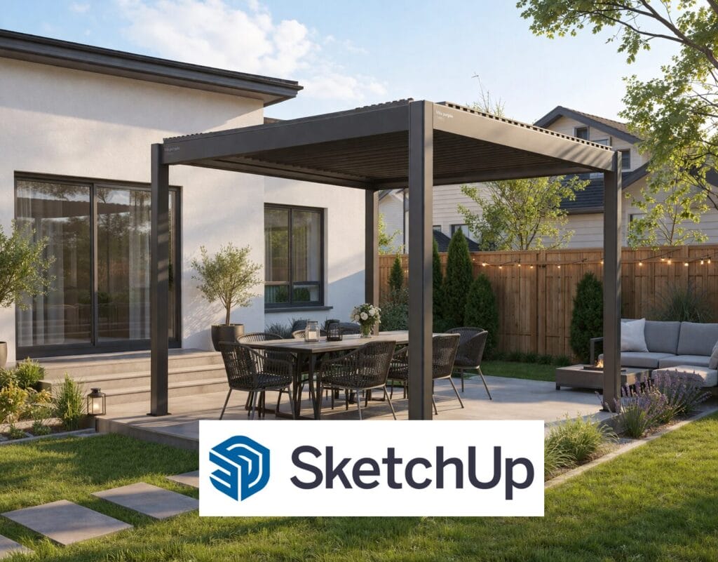 pergola-3d Pergola 3D SketchUp file
